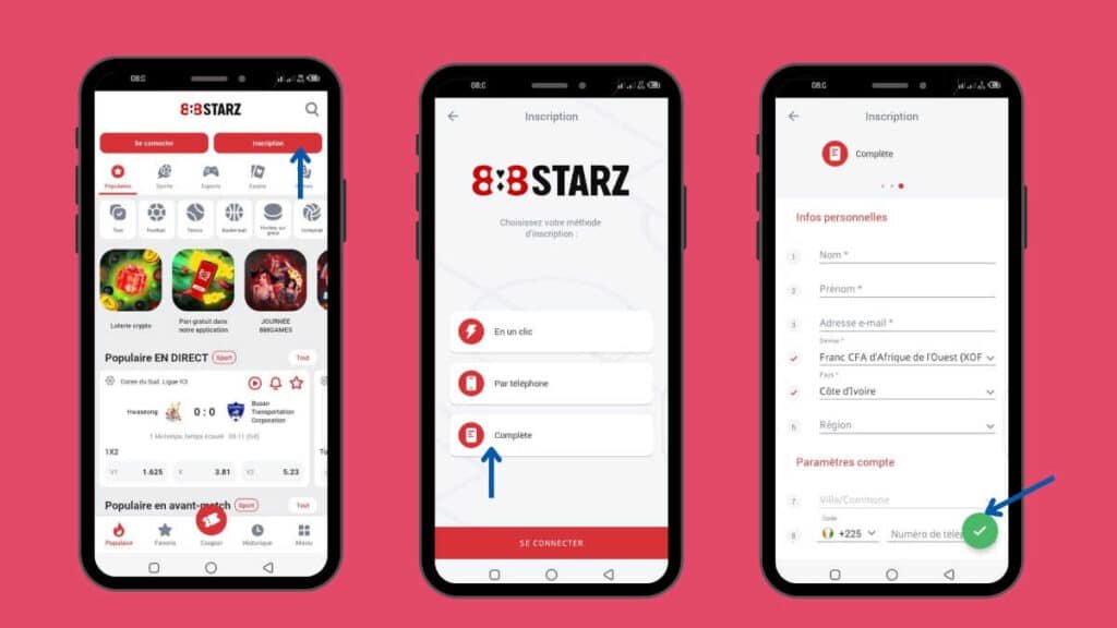 comment faire un dépôt sur 888Starz