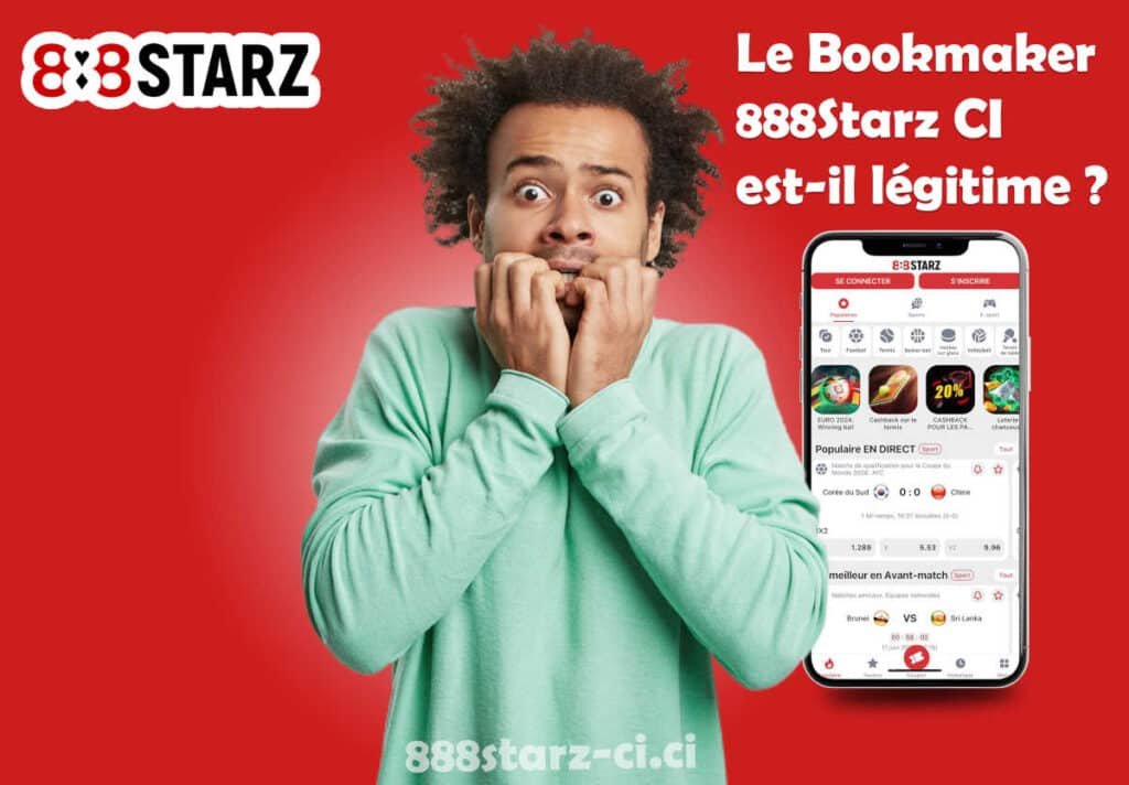 Le Bookmaker 888Starz CI est-il légitime