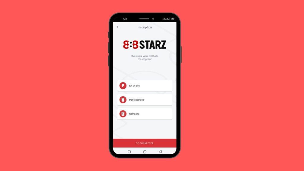 créer un compte sur 888StarZ