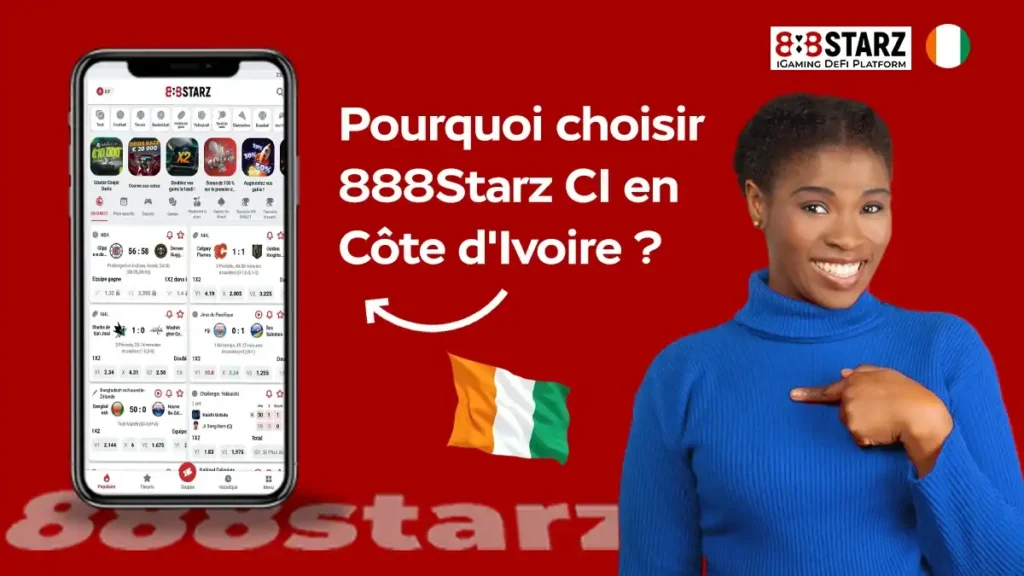 se connecter sur 888Starz CI