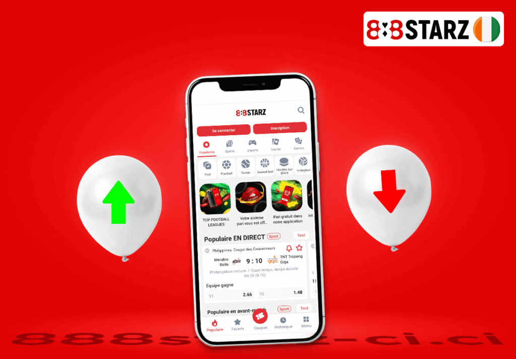 Parier en combiné sur 888Starz CI